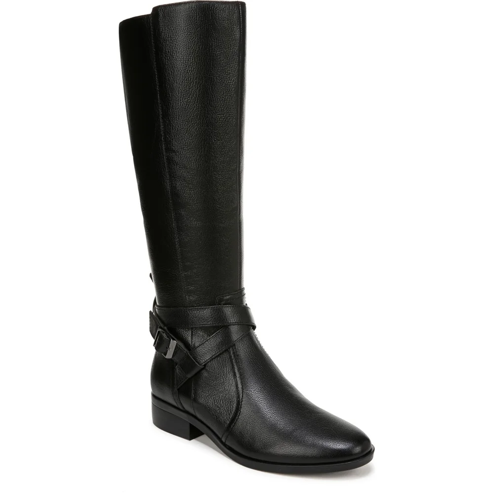 Rena Womens Slip on Zip up Knee-High Boots. Used Once